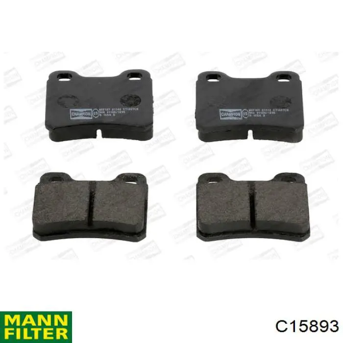C15893 Mann-Filter Filtro de aire de motor