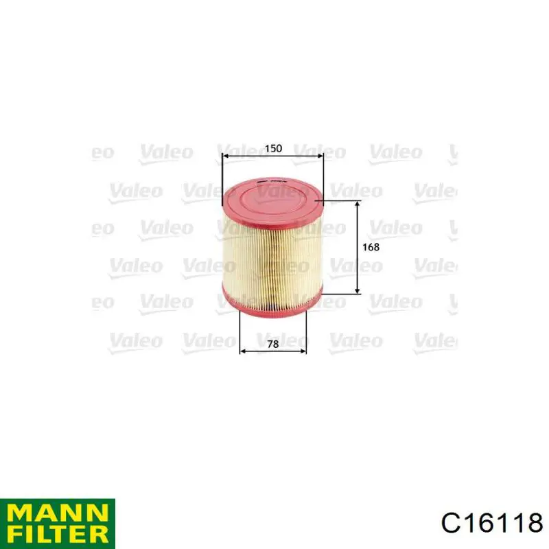 Filtro aire Mann-Filter C16118