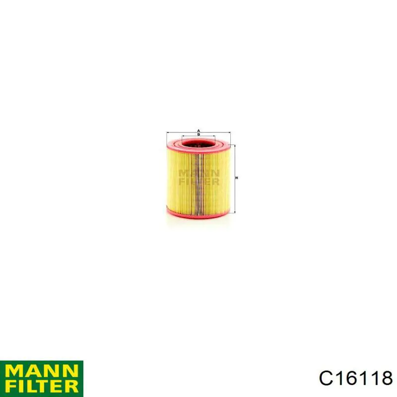 El filtro de aire Mann-Filter C16118 precio, desde 14,16 EUR