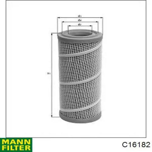 C16182 Mann-Filter filtro de aire