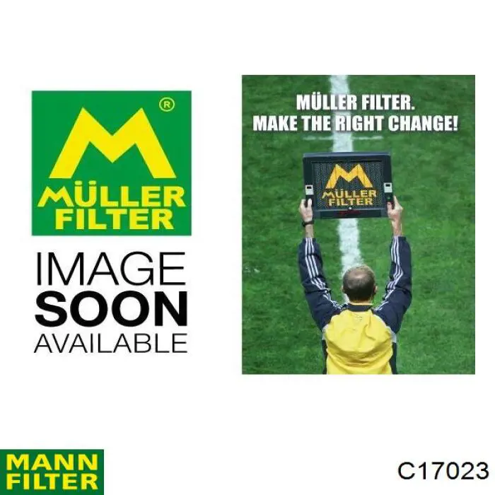 C17023 Mann-Filter Filtro de aire de motor
