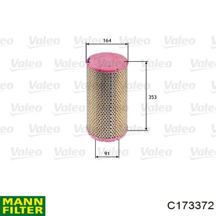 C173372 Mann-Filter filtro de aire