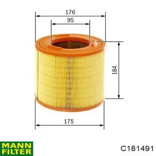 El filtro de aire Mann-Filter C181491 precio, desde 17,72 EUR