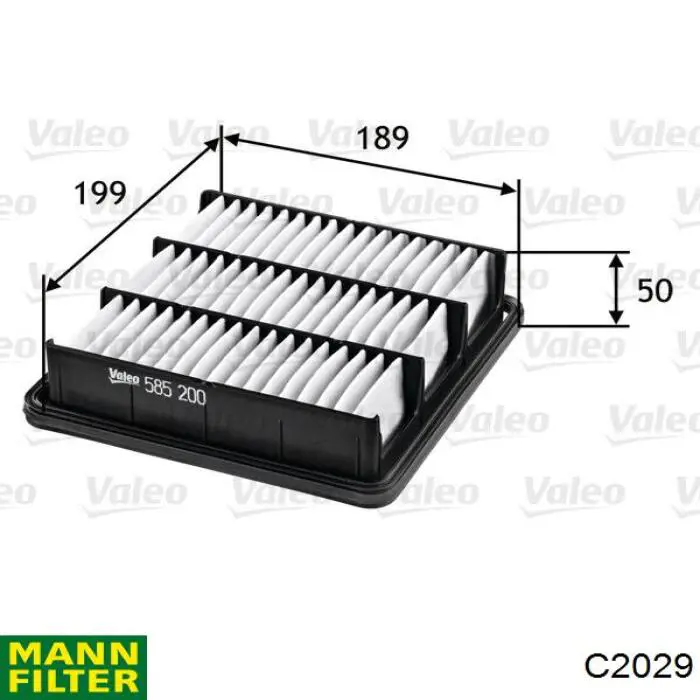 El filtro de aire Mann-Filter C2029 precio, desde 9,36 EUR