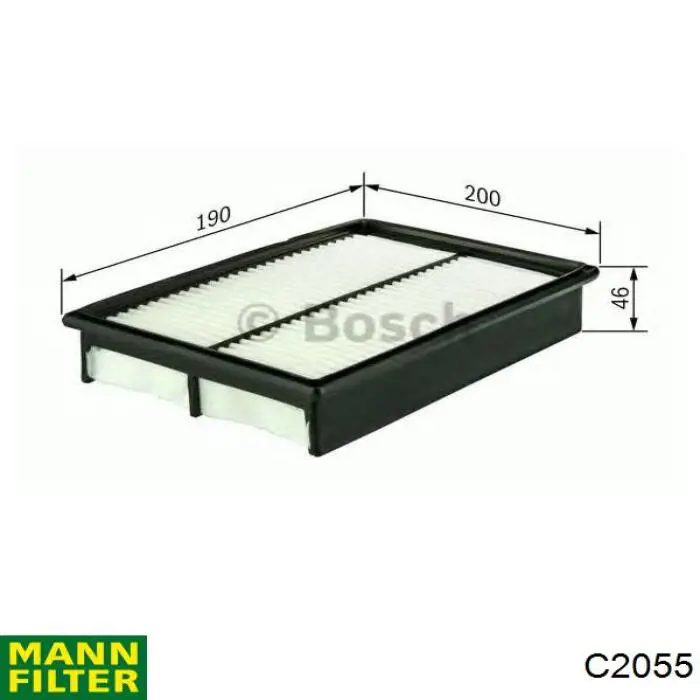 El filtro de aire Mann-Filter C2055 precio, desde 10,73 EUR