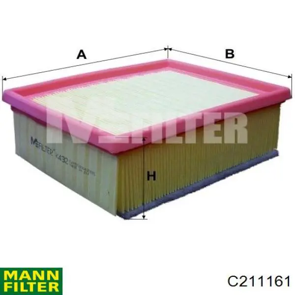 El filtro de aire Mann-Filter C211161 precio, desde 8,61 EUR