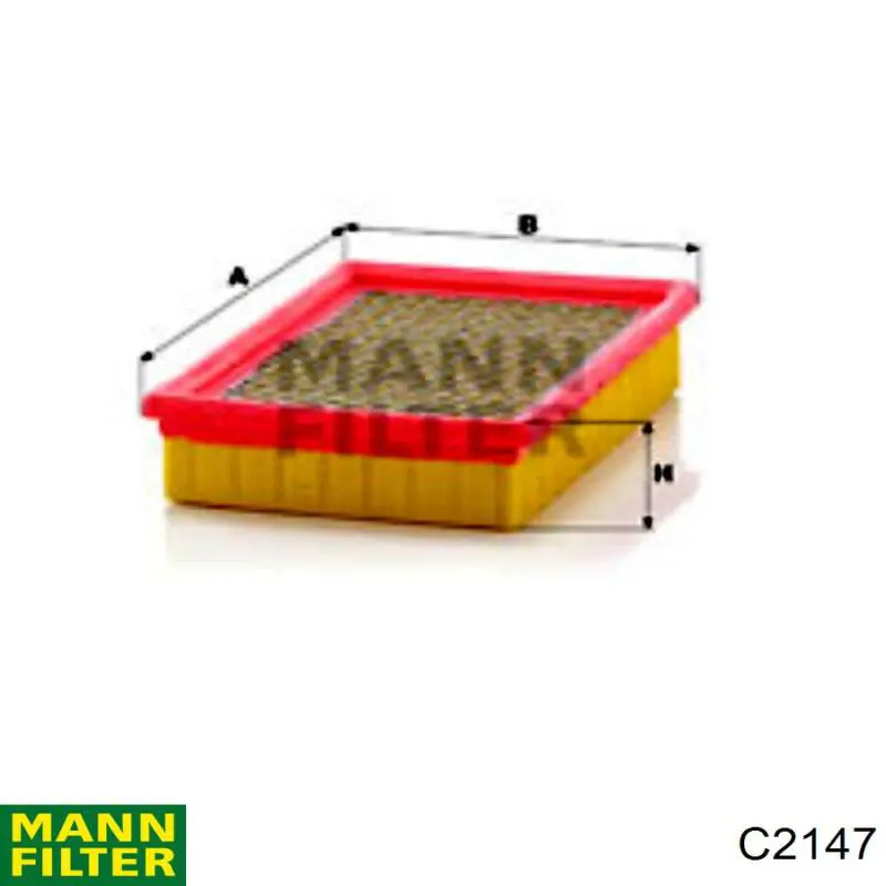 El filtro de aire Mann-Filter C2147 precio, desde 6,72 EUR