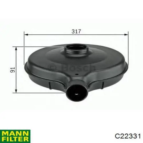 C22331 Mann-Filter filtro de aire