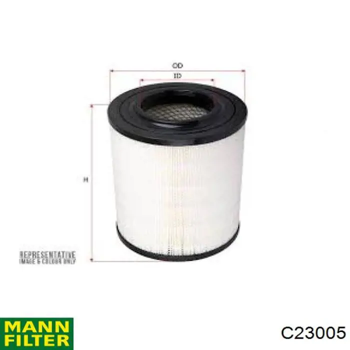 C23005 Mann-Filter filtro de aire