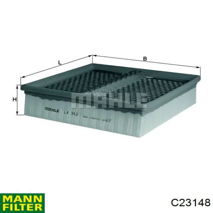 El filtro de aire Mann-Filter C23148 precio, desde 13,11 EUR