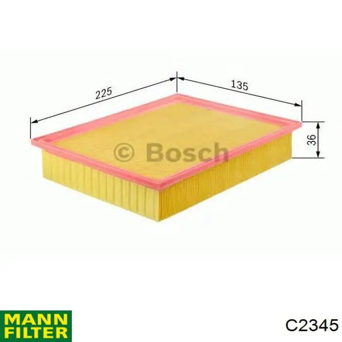Comprar C2345 Mann-Filter Filtro de aire