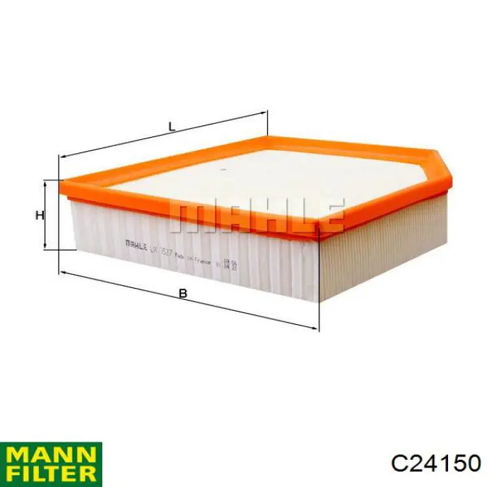 C24150 Mann-Filter filtro de aire