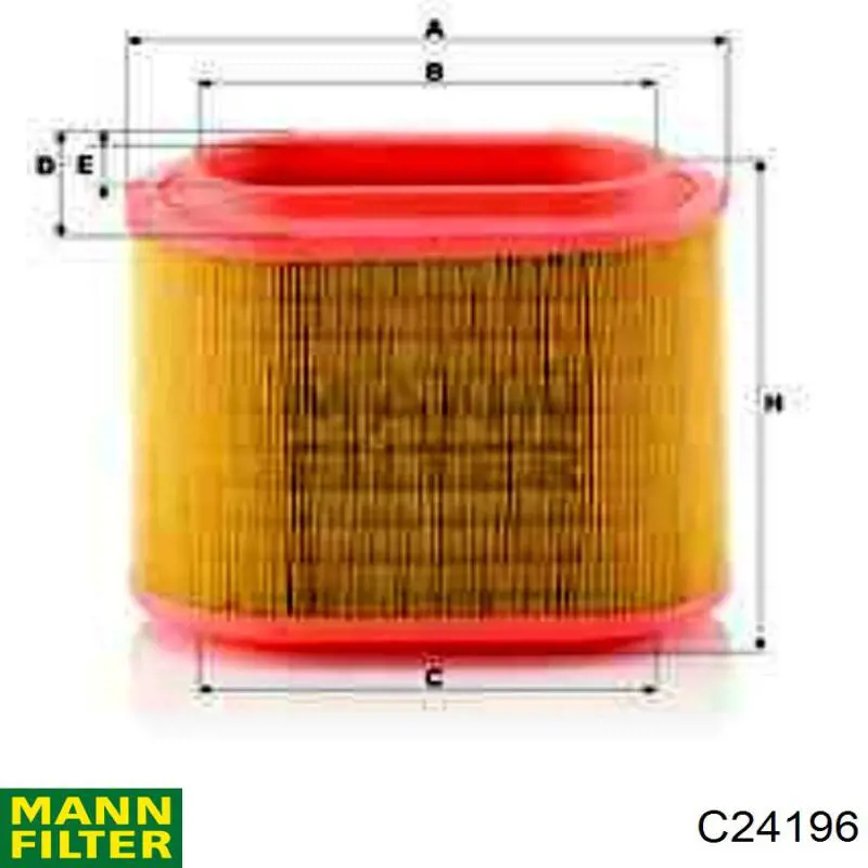 El filtro de aire Mann-Filter C24196 precio, desde 20,40 EUR