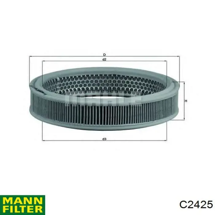 C2425 Mann-Filter filtro de aire