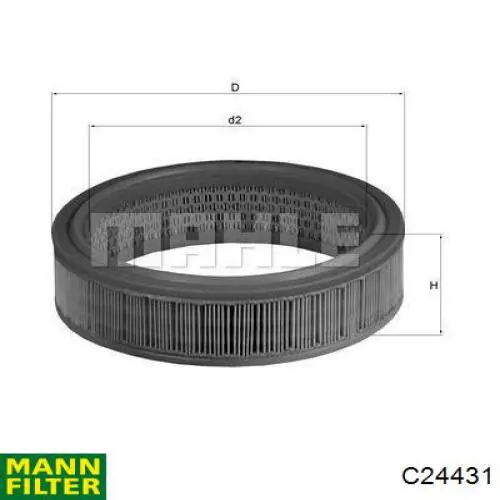 C24431 Mann-Filter filtro de aire