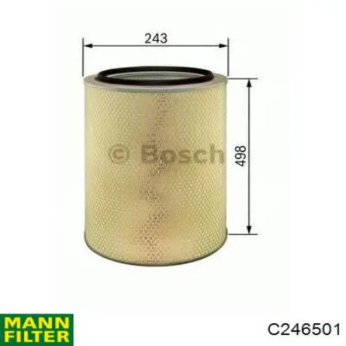 C246501 Mann-Filter filtro de aire