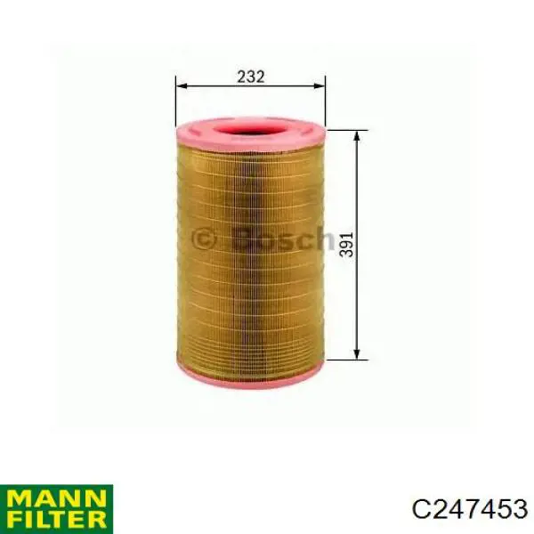 C247453 Mann-Filter filtro de aire