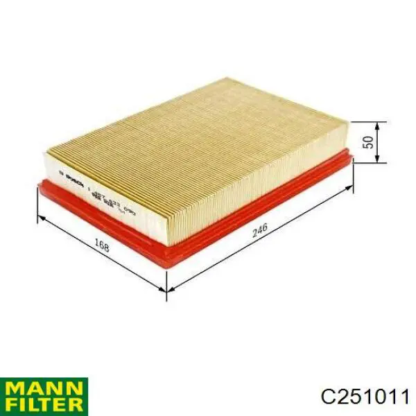 El filtro de aire Mann-Filter C251011 precio, desde 6,38 EUR