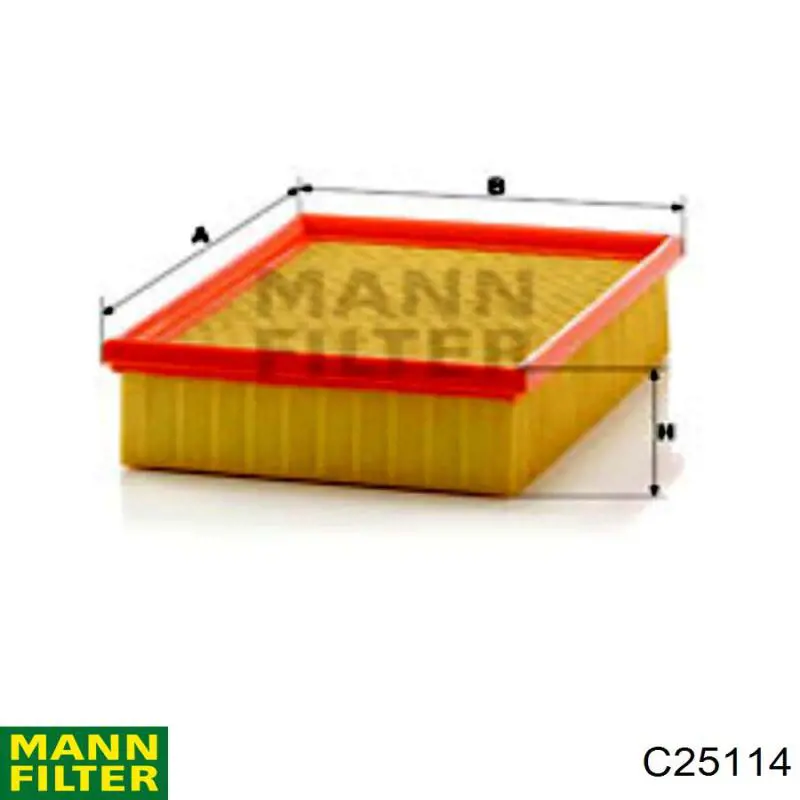 C25114 Mann-Filter filtro de aire