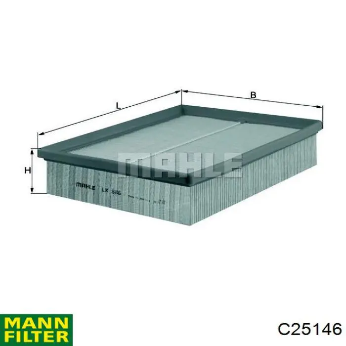 C25146 Mann-Filter filtro de aire