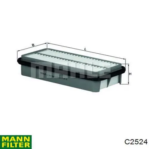 C2524 Mann-Filter filtro de aire