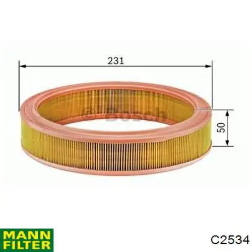 Filtro de aire S7660A Sofima