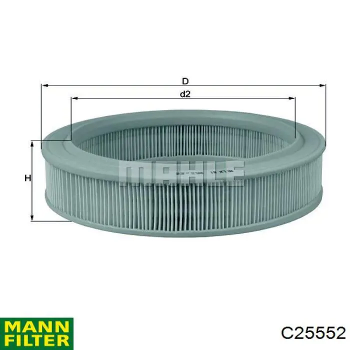 El filtro de aire Mann-Filter C25552 precio, desde 5,83 EUR