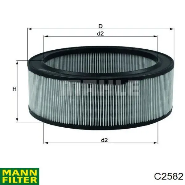 C2582 Mann-Filter filtro de aire