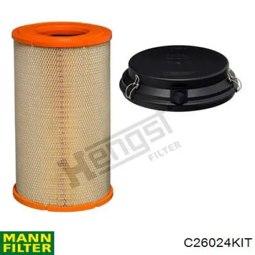 C26024KIT Mann-Filter filtro de aire