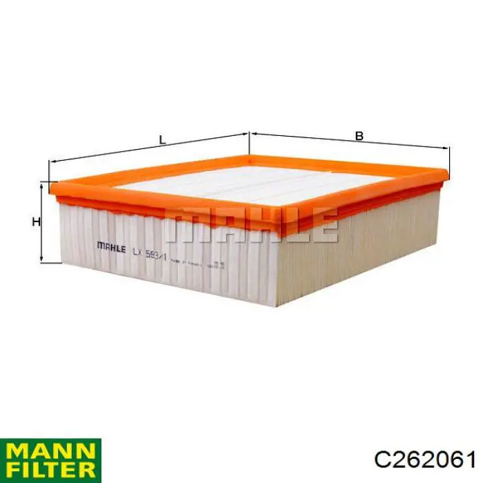 El filtro de aire Mann-Filter C262061 precio, desde 9,32 EUR