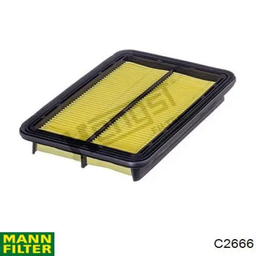 C2666 Mann-Filter Filtro de aire de motor