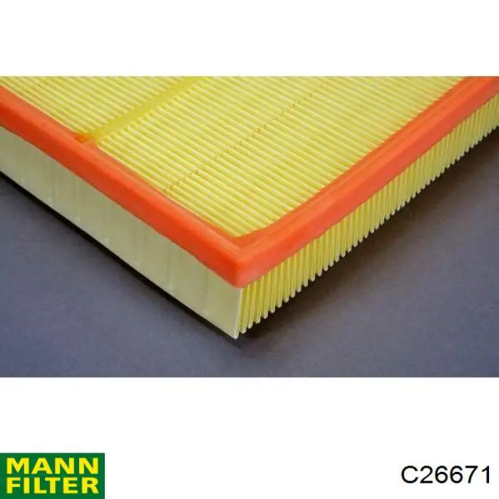 C26671 Mann-Filter Filtro de aire de motor