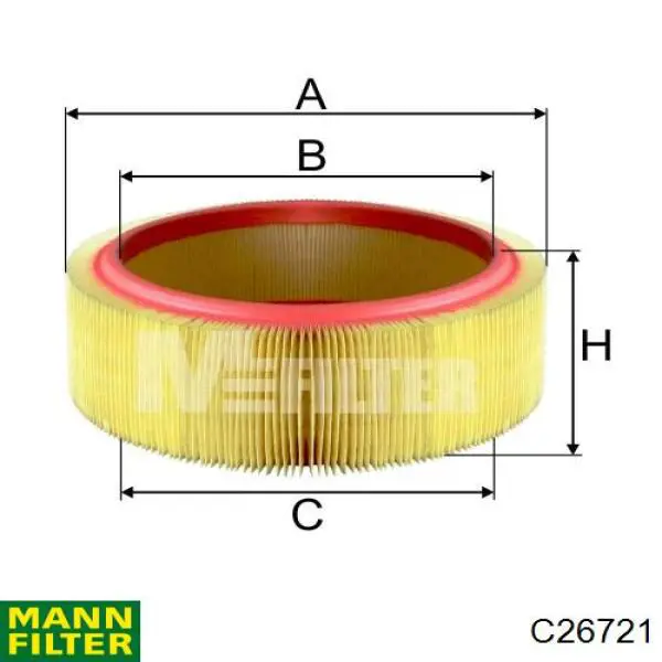 Comprar C26721 Mann-Filter Filtro de aire