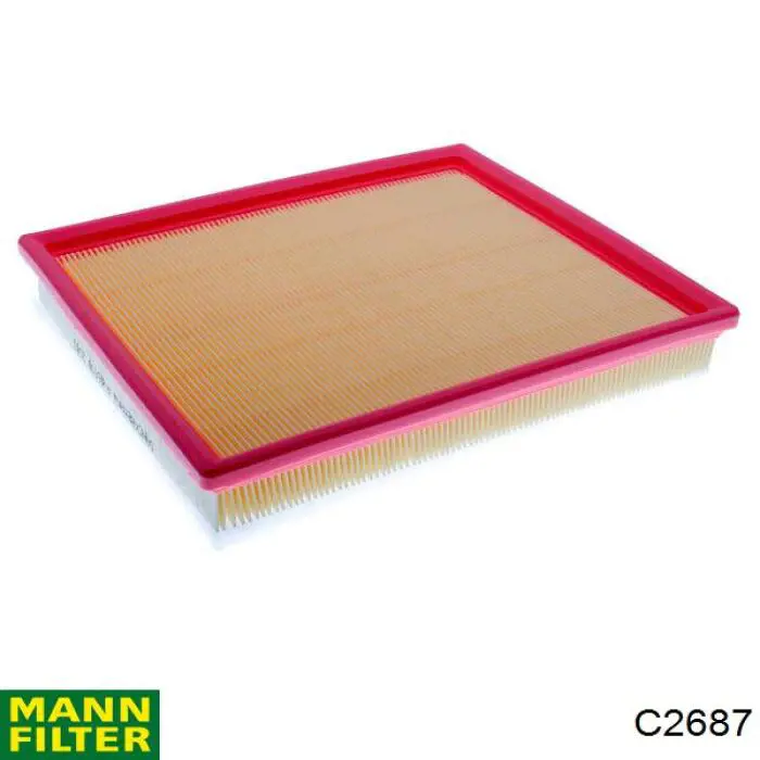C2687 Mann-Filter filtro de aire