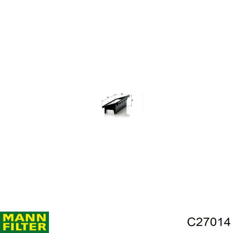 C27014 Mann-Filter filtro de aire