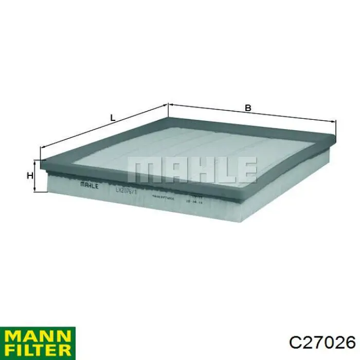 Comprar C27026 Mann-Filter Filtro de aire