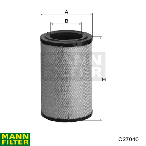 C27040 Mann-Filter filtro de aire