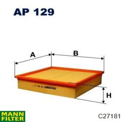 Comprar C27181 Mann-Filter Filtro de aire