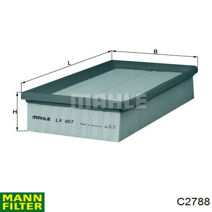 Comprar C2788 Mann-Filter Filtro de aire