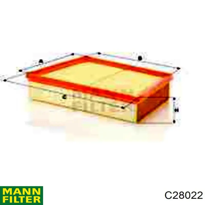 El filtro de aire Mann-Filter C28022 precio, desde 17,12 EUR