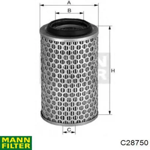 C28750 Mann-Filter filtro de aire