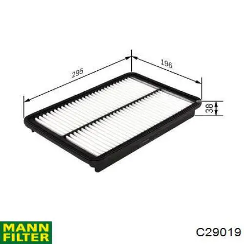 El filtro de aire Mann-Filter C29019 precio, desde 11,69 EUR