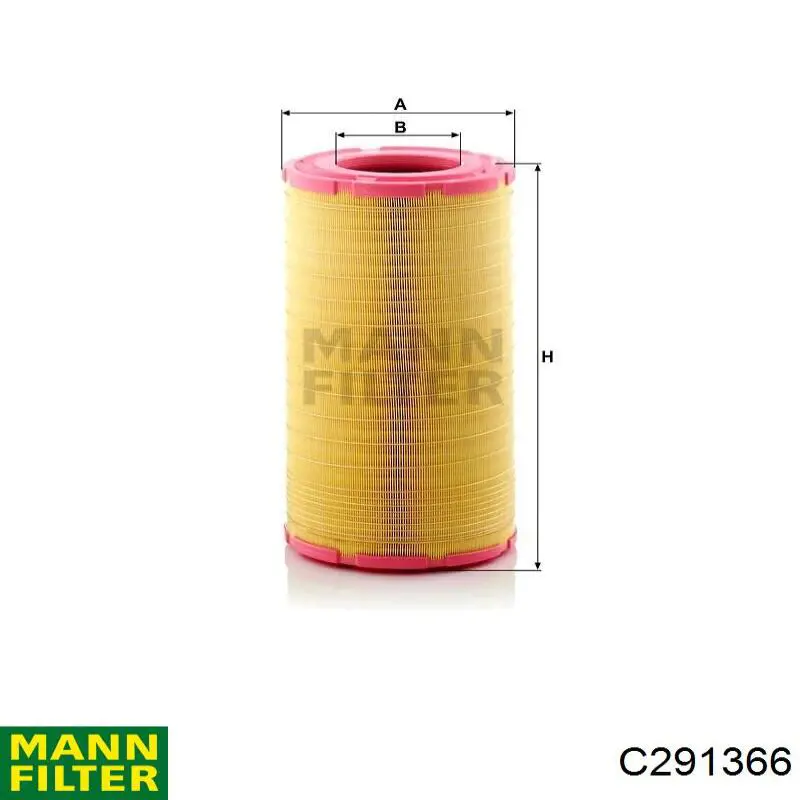C291366 Mann-Filter filtro de aire