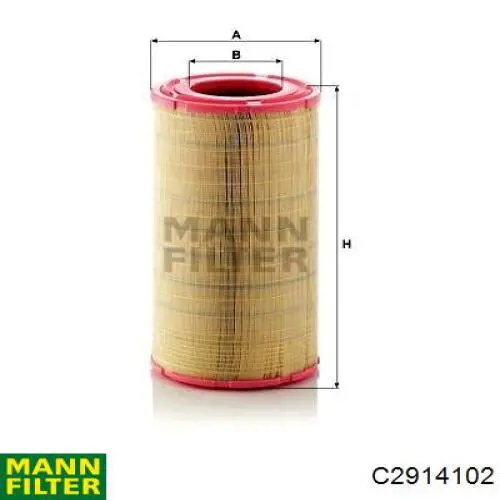 Filtro de aire SX1025 Shafer