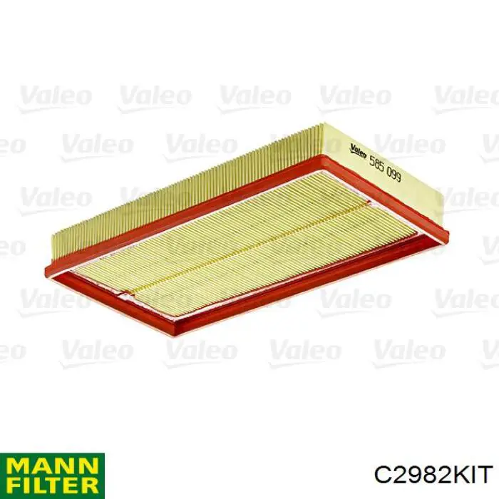 C2982KIT Mann-Filter Filtro de aire de motor