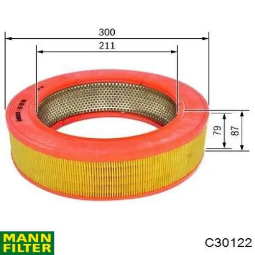 El filtro de aire Mann-Filter C30122 precio, desde 12,27 EUR