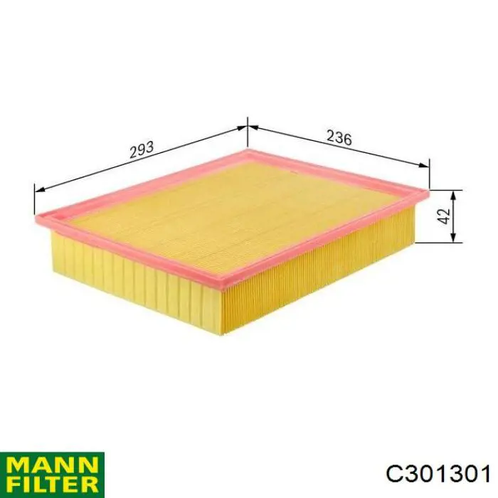 Filtro aire Mann-Filter C301301