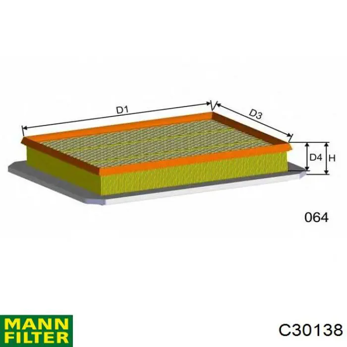 El filtro de aire Mann-Filter C30138 precio, desde 9,33 EUR