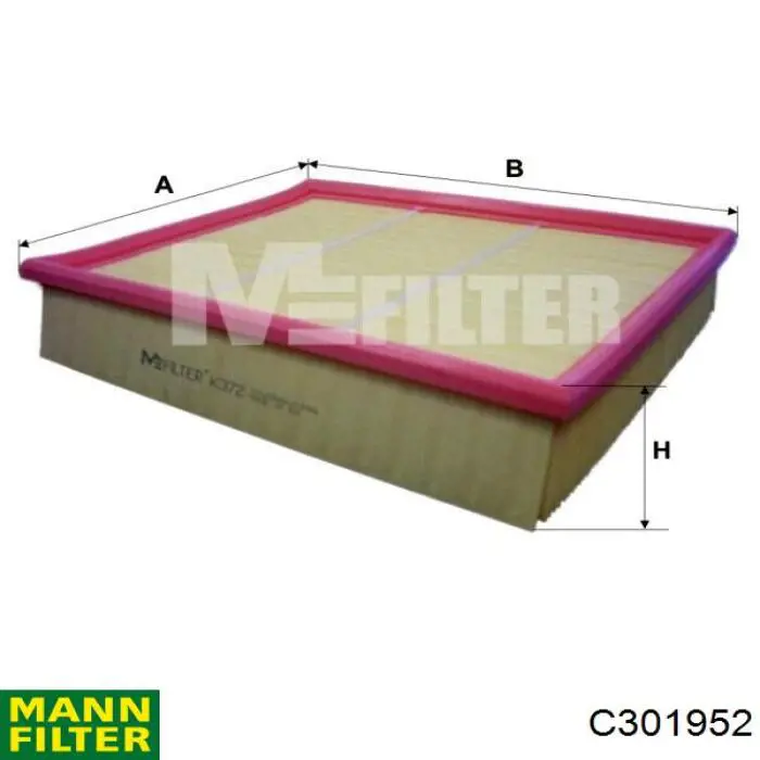 El filtro de aire Mann-Filter C301952 precio, desde 9,98 EUR
