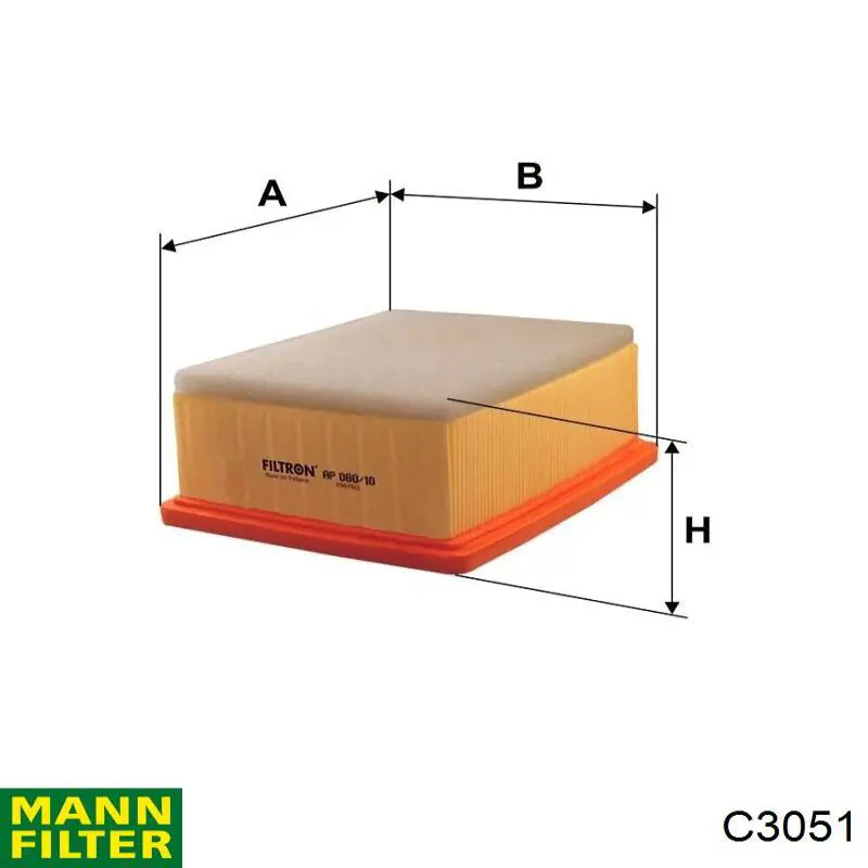 El filtro de aire Mann-Filter C3051 precio, desde 7,41 EUR